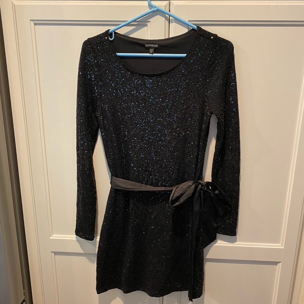 Express sequin dress